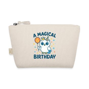 6 Kindergeburtstag A Magical Birthday Eule - Bio-Täschchen - Natur - Vorne