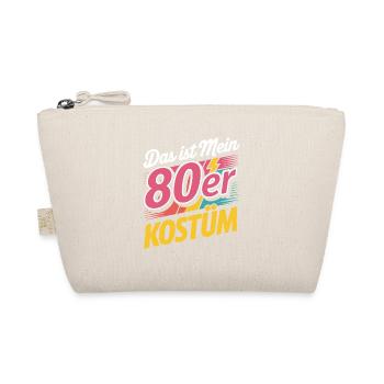 Das ist mein 80er Kostüm Karneval Mottoparty - Bio-Täschchen - Natur - Vorne