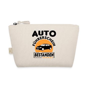 Auto Führerschein bestanden Sprüche fahren - Bio-Täschchen - Natur - Vorne