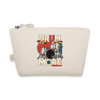 DRUM MORE - Drumset - Bio-Täschchen - Natur - Vorne