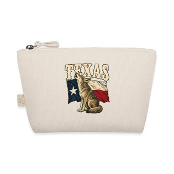 Texas Wolf Flagge - Bio-Täschchen - Natur - Vorne