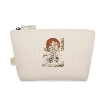Capybara Samurai Mit Katana Japan Krieger - Bio-Täschchen - Natur - Vorne