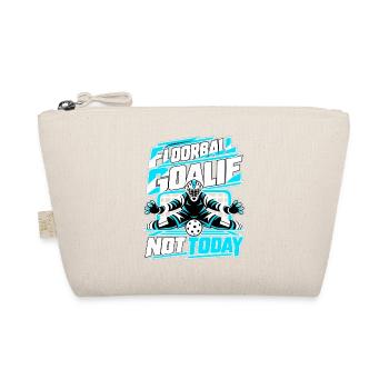 Floorball Goalie Not Today - Bio-Täschchen - Natur - Vorne