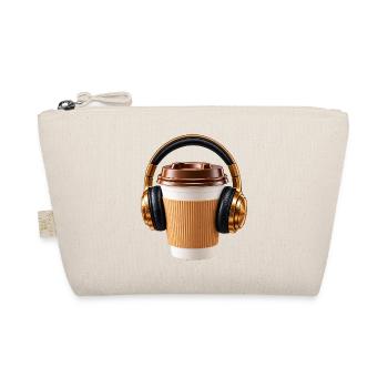 Musik mit Kaffee - Bio-Täschchen - Natur - Vorne