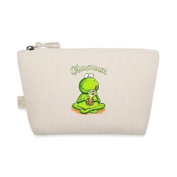 Bubble Tea Frosch Ohmmmm Boba Humor - Bio-Täschchen - Natur - Vorne