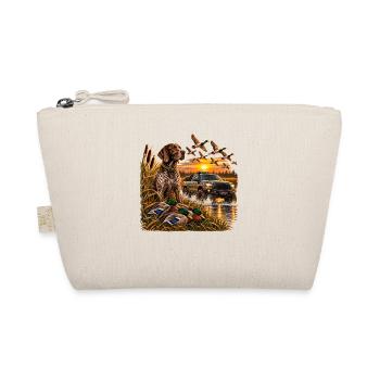 Vintage Hunting Truck Duck Hunting Dog Rustic Outd - Bio-Täschchen - Natur - Vorne