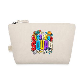 Birthday Squad Space Astronaut Moon Stars - Bio-Täschchen - Natur - Vorne