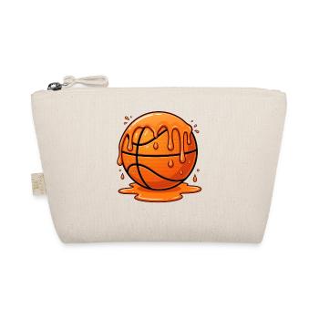 Zerschmelzender orangefarbener Basketball-Splash - Bio-Täschchen - Natur - Vorne