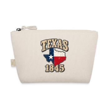Texas 1845 Vintage Patch - Bio-Täschchen - Natur - Vorne