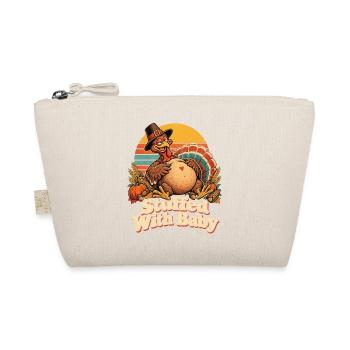 Thanksgiving Stuffed With Baby Truthahn Retro - Bio-Täschchen - Natur - Vorne
