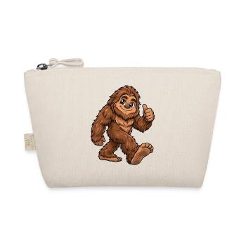 Bigfoot Kawaii Style – Süßes Fabelwesen - Bio-Täschchen - Natur - Vorne
