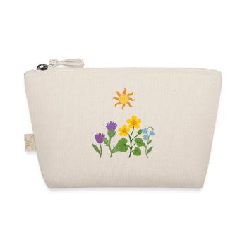 Blumen floral Pflanze Zeichnung Pflanzenwelt - Bio-Täschchen - Natur - Vorne