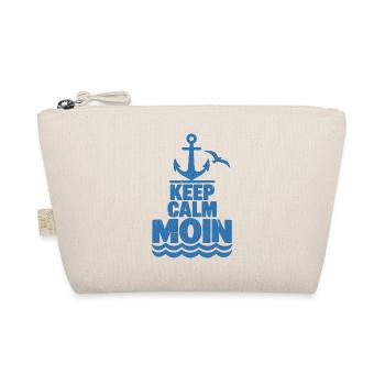 Keep Calm Moin – Maritimer Küsten Style - Bio-Täschchen - Natur - Vorne