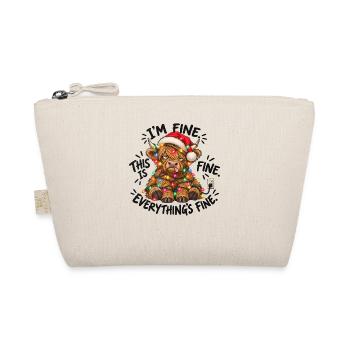 I’m Fine This Is Fine Everything’s Fine - Bio-Täschchen - Natur - Vorne