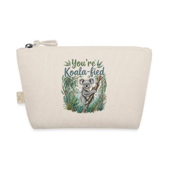 You're Koala-fied – Süßes Koala Bär Geschenk - Bio-Täschchen - Natur - Vorne