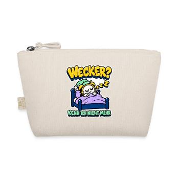 Wecker? Kenn ich nicht mehr - Rente - Bio-Täschchen - Natur - Vorne