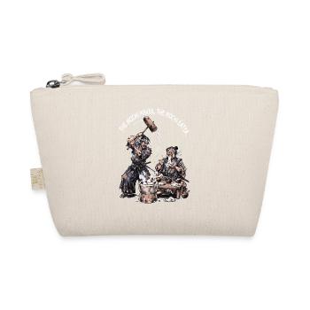 Surreal Samurai Mochi Maker & Eater Vintage Art - Bio-Täschchen - Natur - Vorne