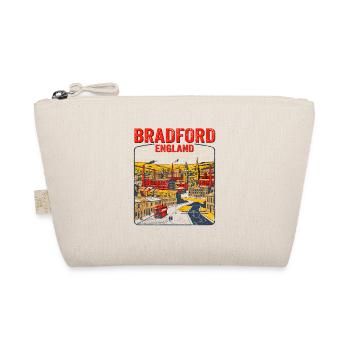 Vintage Bradford England Industrial Cityscape Sept - Bio-Täschchen - Natur - Vorne
