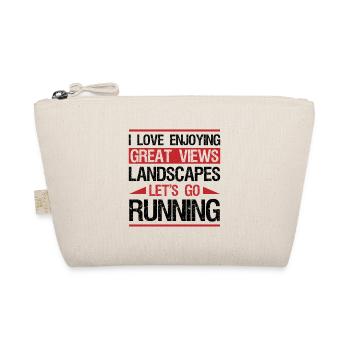XC Running Gifts - Perfect XC Runner Design Idea - Bio-Täschchen - Natur - Vorne