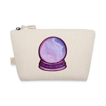 Violette Orb Aquarellkugel - Bio-Täschchen - Natur - Vorne