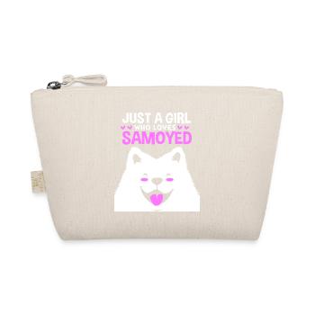 Samojede Hund Samoyed - Bio-Täschchen - Natur - Vorne