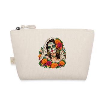 La Catrina Calavera Dia De Los Muertos - Bio-Täschchen - Natur - Vorne