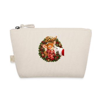 Boop! Cute Reindeer Christmas - Bio-Täschchen - Natur - Vorne