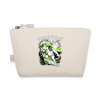 SUMO PUNK Light Green Cyberpunk Neo Ukiyo-E Japan - Bio-Täschchen - Natur - Vorne
