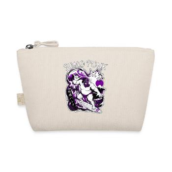 SUMO PUNK Purple Cyberpunk Neo Ukiyo-E Japan - Bio-Täschchen - Natur - Vorne