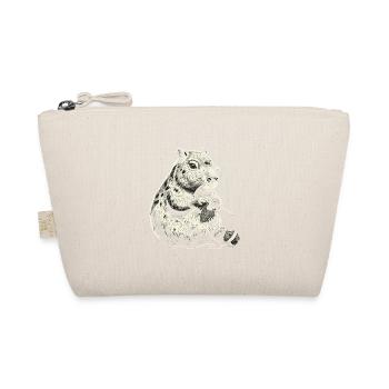 Capybara aus Vintage-Garn - Bio-Täschchen - Natur - Vorne