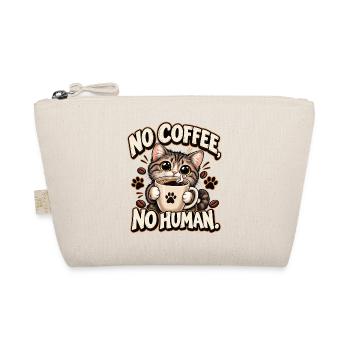 Chat Café: Kein Kaffee, kein Mensch - Bio-Täschchen - Natur - Vorne