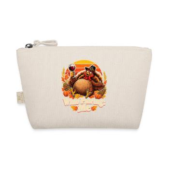 Thanksgiving Truthahn Weinpaarung - Bio-Täschchen - Natur - Vorne