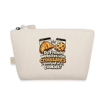 Croissants statt Cookies Parodie - Bio-Täschchen - Natur - Vorne