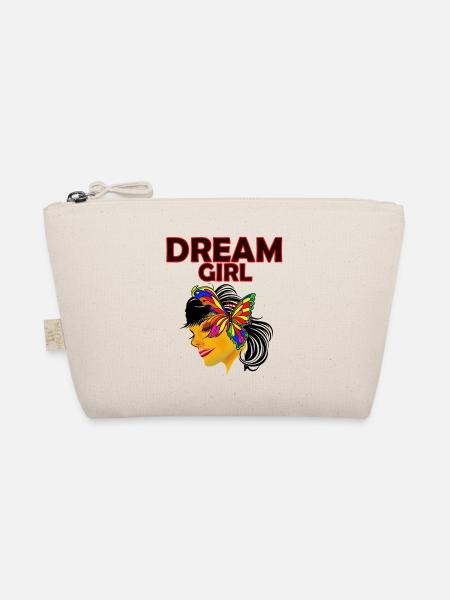 Dream Girl Schmetterlingskunst - Bio-Täschchen - Natur