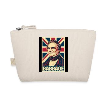 Charles Babbage UK Pop Art - Bio-Täschchen - Natur - Vorne