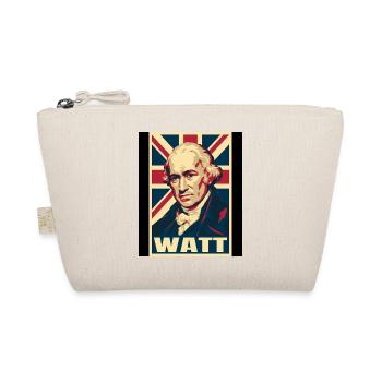 James Watt UK Pop Art - Bio-Täschchen - Natur - Vorne
