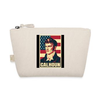 John C. Calhoun USA Pop Art - Bio-Täschchen - Natur - Vorne