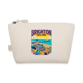 City Retro Brighton England Seaside Coastal - Bio-Täschchen - Natur - Vorne
