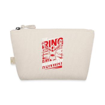 The Ring Is My Runway Gloves Boxing Gloves - Bio-Täschchen - Natur - Vorne