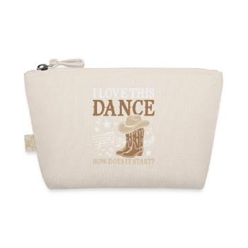 Line Dance Country Western Tanz - Bio-Täschchen - Natur - Vorne