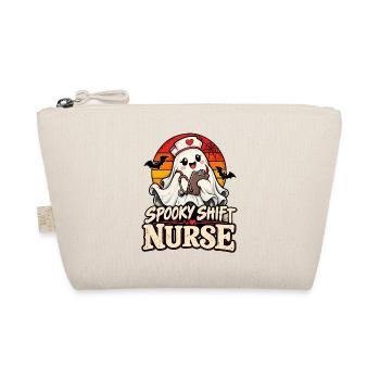 Spukschicht Nurse Halloween - Bio-Täschchen - Natur - Vorne