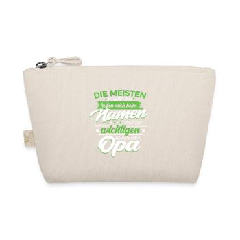 Opa Enkel Sprüche die wichtigsten nennen mich Opa - Bio-Täschchen - Natur - Vorne