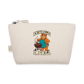 Ich hab alles im Grill – Grillbär Grillmeister - Bio-Täschchen - Natur - Vorne