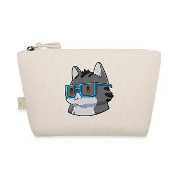  Mathe Katze Nerd - Bio-Täschchen - Natur - Vorne