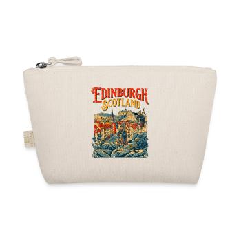 Vintage Edinburgh Scotland Cityscape With - Bio-Täschchen - Natur - Vorne