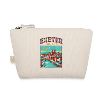 Vintage Exeter England Cityscape Retro Travel - Bio-Täschchen - Natur - Vorne