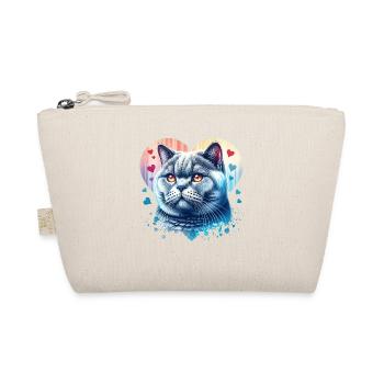 Britisch Kurzhaar Katze - Bio-Täschchen - Natur - Vorne