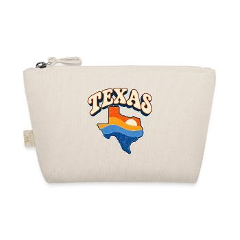 Texas Retro Sonnenuntergang - Bio-Täschchen - Natur - Vorne