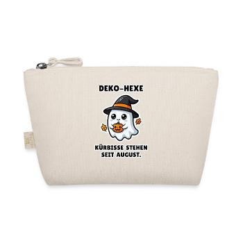 Deko-Hexe – Lustige Halloween Hexengruppe Kürbis - Bio-Täschchen - Natur - Vorne