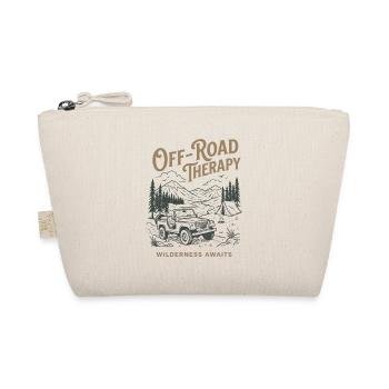 Off-Road Therapy Geländewagen Outdoor 4x4 Geschenk - Bio-Täschchen - Natur - Vorne